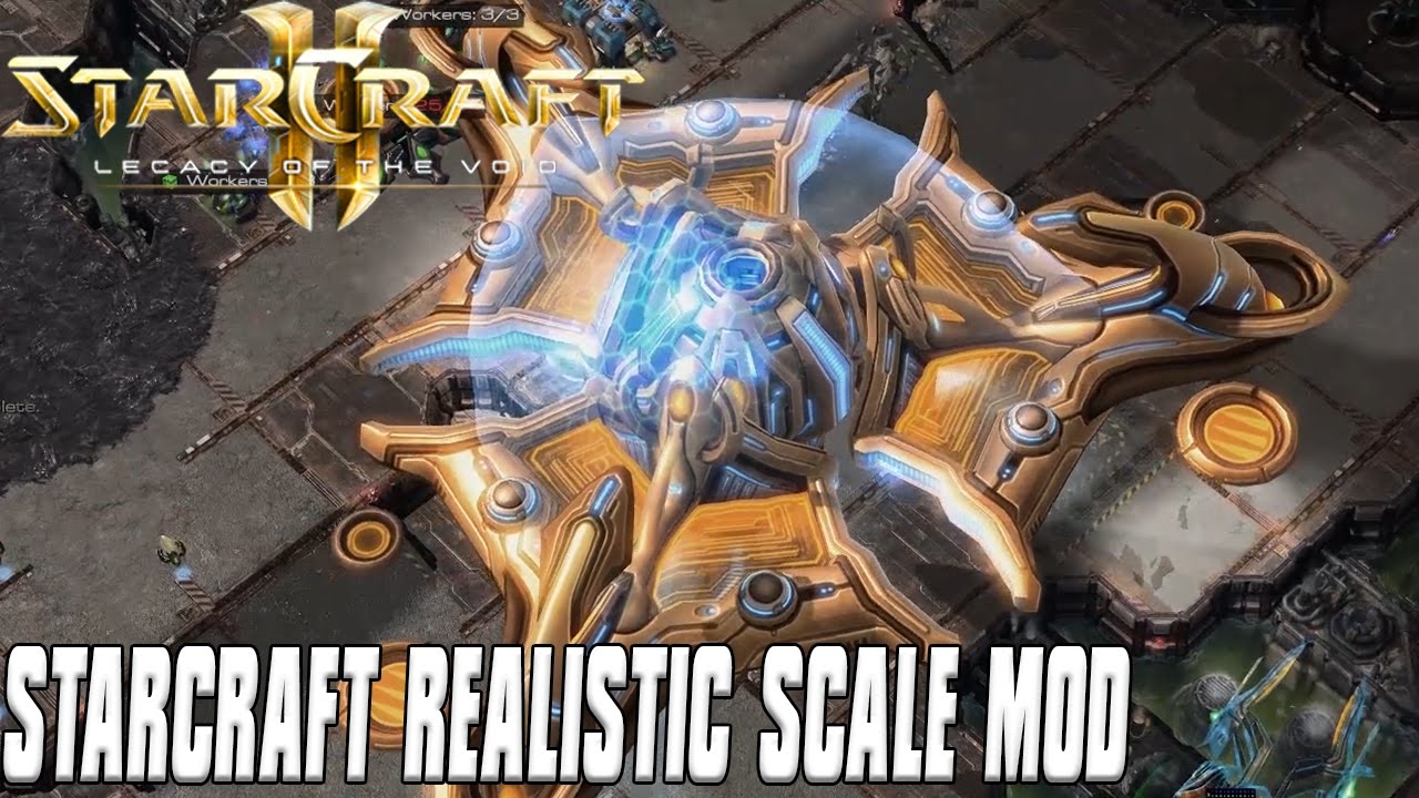 Starcraft 2 Realistic Scale Mod